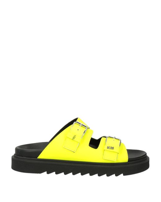 Gcds Yellow Sandals for men