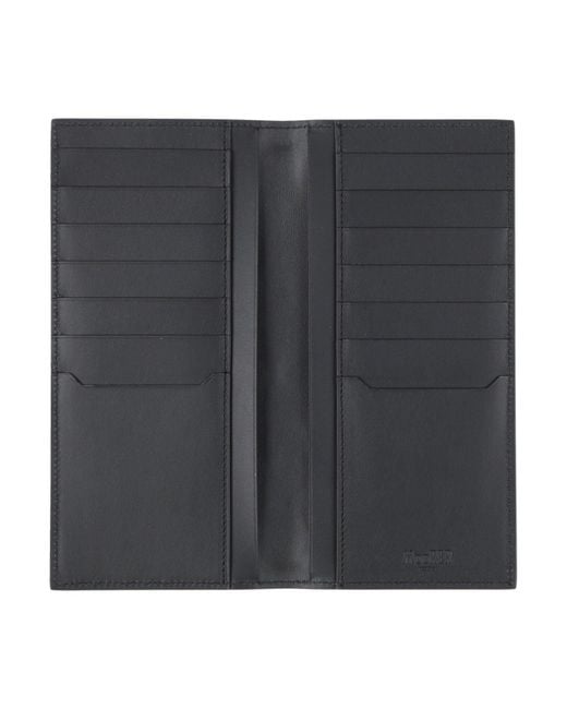 Moorer Blue Midnight Wallet Leather for men