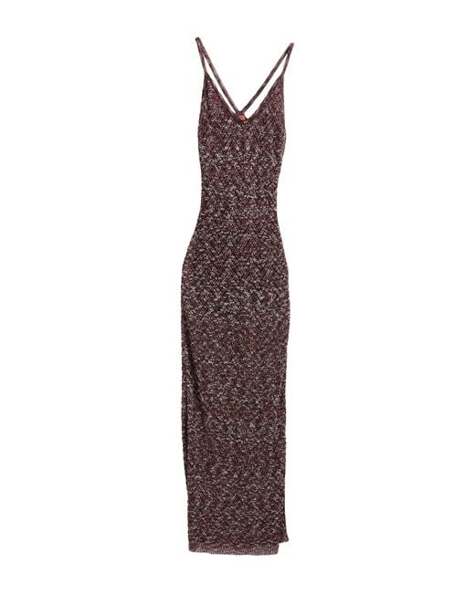 Missoni Purple Maxi-Kleid