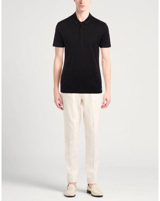 Polo Versace de hombre de color Black