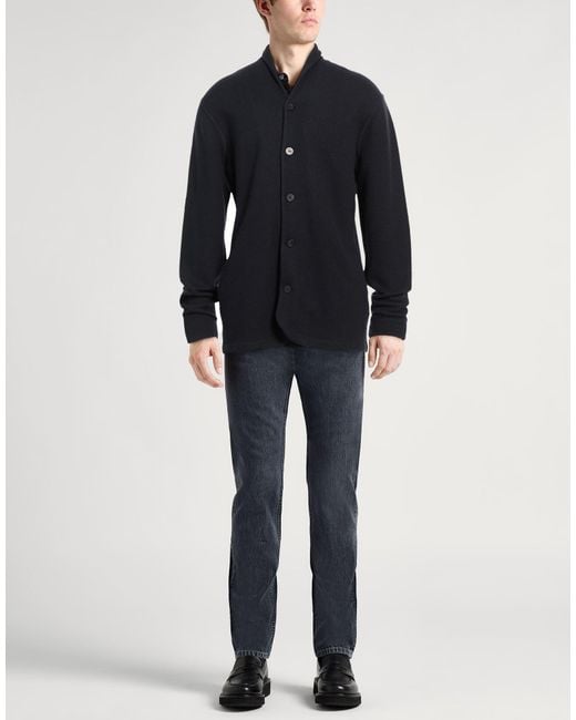 Emporio Armani Blue Cardigan for men