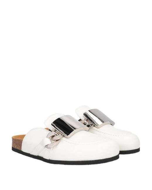 J.W. Anderson White Mules & Clogs