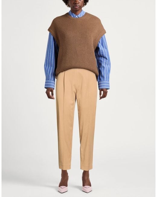 Eleventy Natural Pants Lyocell, Cotton, Elastane