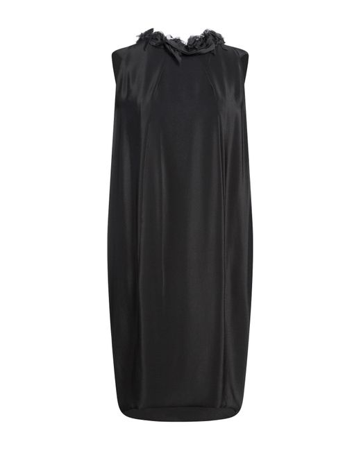 Ermanno Scervino Black Mini Dress