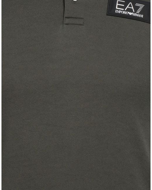 EA7 Green Polo Shirts for men