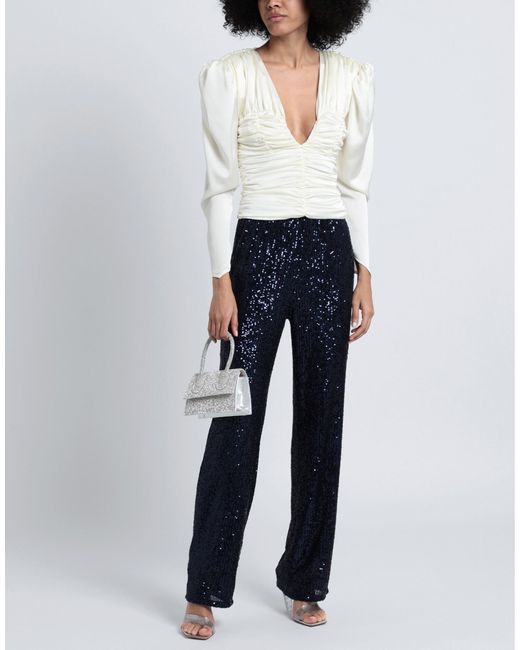 Nineminutes White Ivory Top Polyester, Elastane