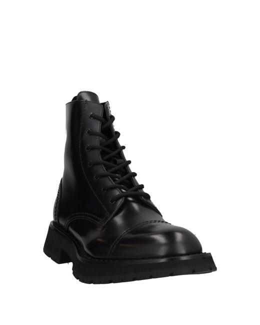 Bottines McQueen pour homme en coloris Black