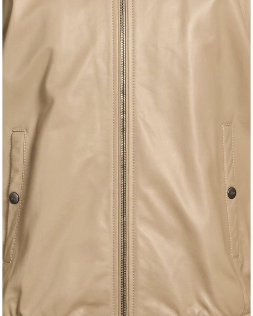 Add Natural Jacket Ovine Leather for men