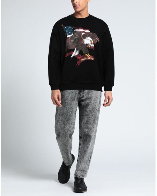 DSquared² Black Sweatshirt for men