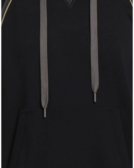 Theory Black Sweatshirt Cotton, Polyester for men