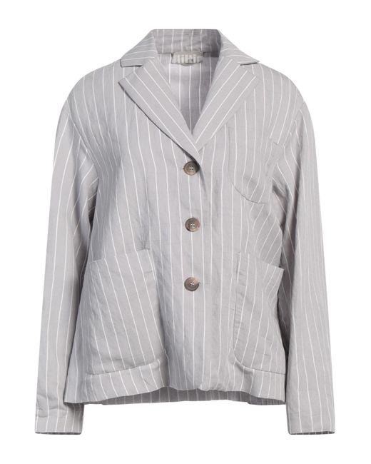 Kiltie Gray Light Blazer Viscose, Polyester