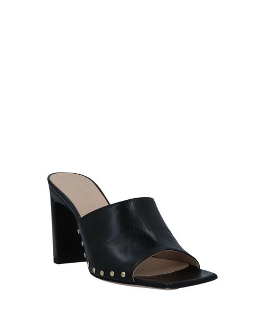 Wandler Black Sandals