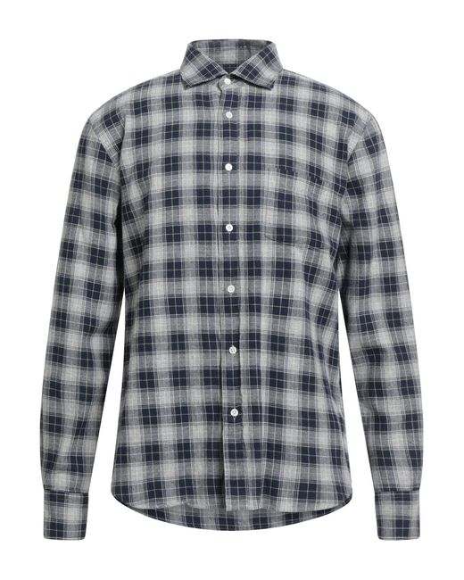 Hartford Blue Midnight Shirt Cotton for men