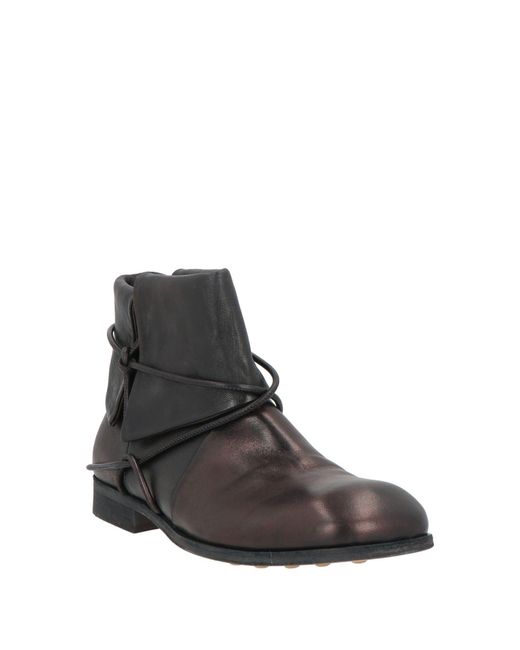 Ixos Brown Ankle Boots Leather