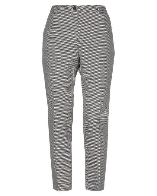 SEVENTY VENEZIA Gray Pants Cotton, Elastane