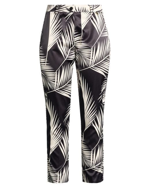 Gai Mattiolo White Pants Polyester, Elastane