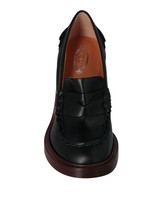 Tod's Black Loafers