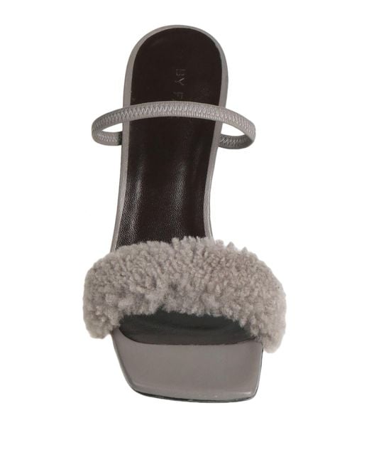 By Far Gray Sandals