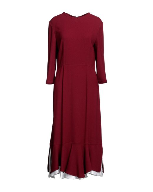Marni Red Midi Dress