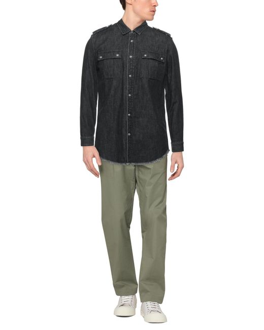 Balmain Black Denim Shirt for men