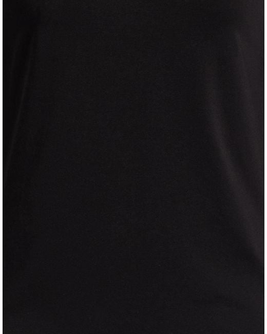 EA7 Black T-Shirt Cotton, Elastane