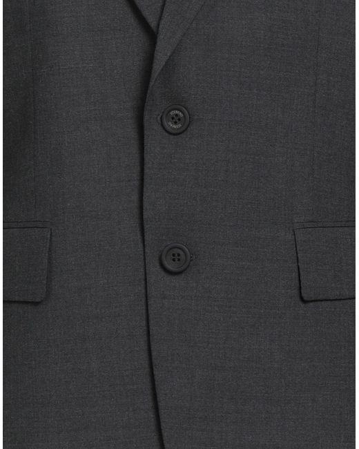 Iceberg Black Blazer Polyester, Wool, Elastane for men