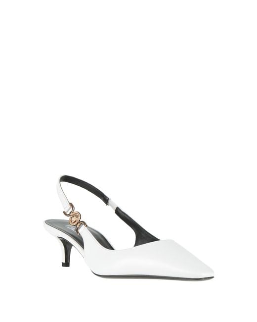 Versace White Pumps Calfskin