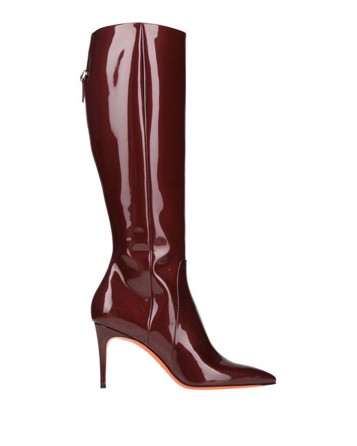 Santoni Red Boots