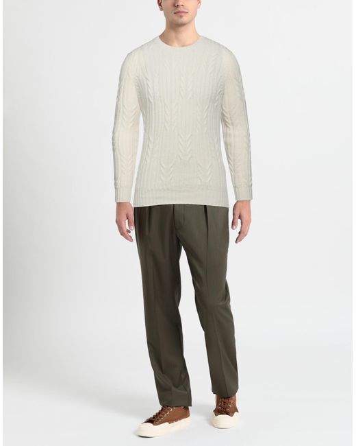Drumohr White Sweater for men
