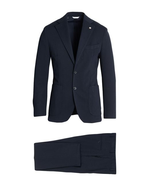 Manuel Ritz Blue Suit for men