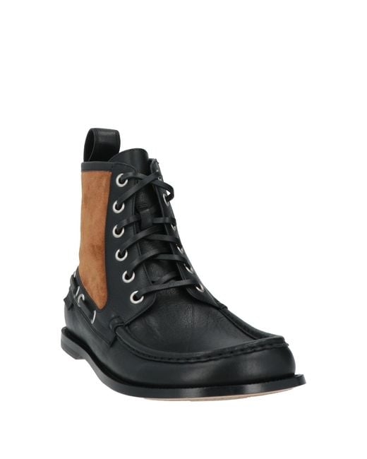 Loewe Brown Ankle Boots Leather for men
