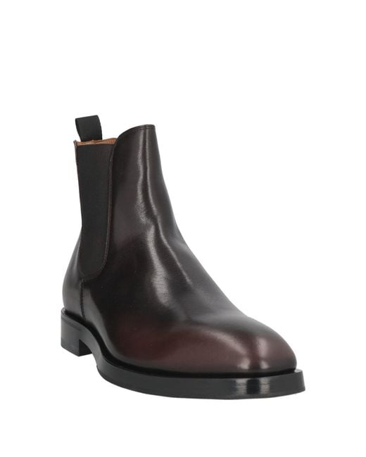 Officine Creative Brown Ankle Boots Leather for men