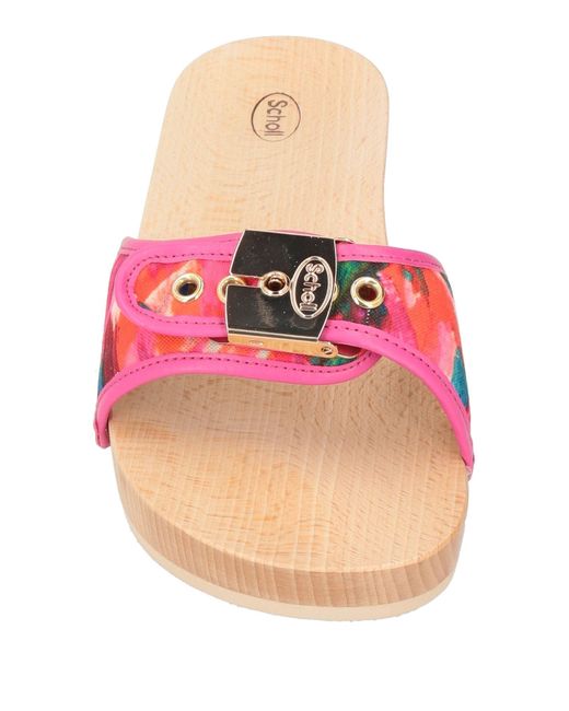 Scholl Pink Mules & Clogs