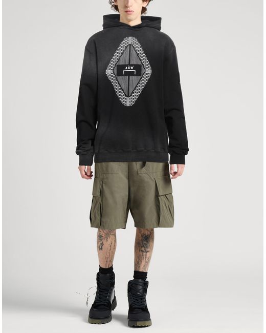 A_COLD_WALL* Black Charcoal Sweatshirt Cotton, Elastane for men