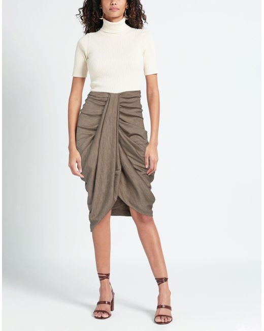 Isabel Marant Natural Midi Skirt