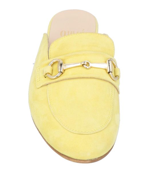 Ovye' By Cristina Lucchi Yellow Mules & Clogs