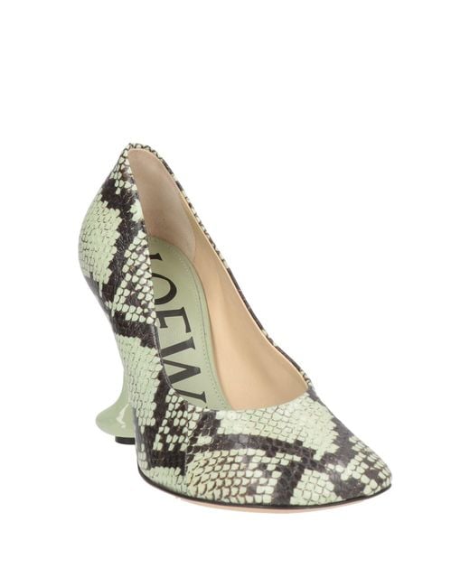Loewe Metallic Pumps Leather