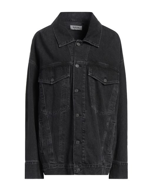 Agolde Black Denim Outerwear