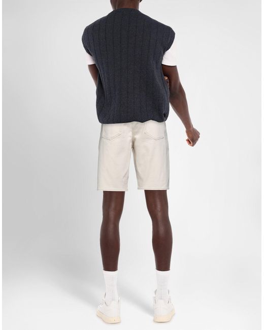 Calvin Klein Natural Denim Shorts for men