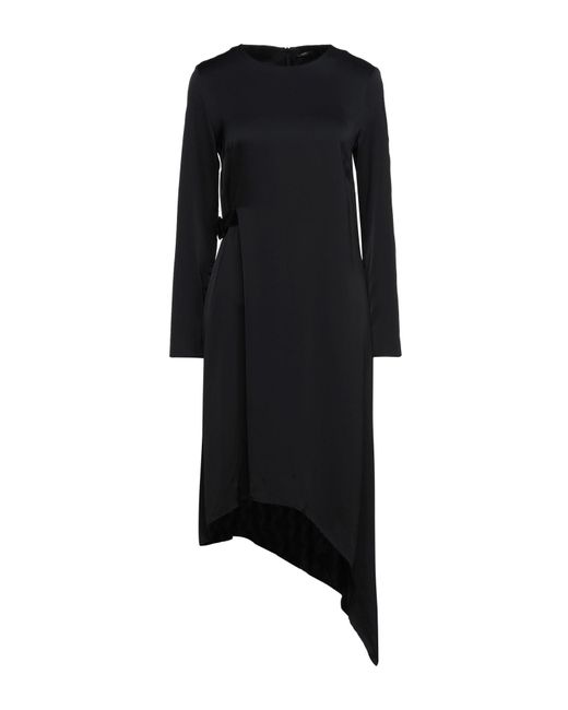 HANAMI D'OR Black Midi Dress