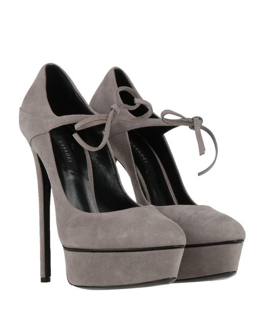 Casadei Gray Pumps