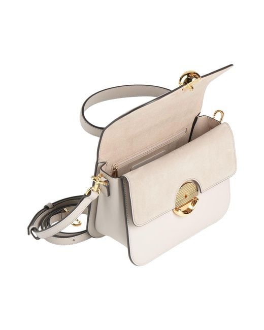 Furla Natural Handbag Leather