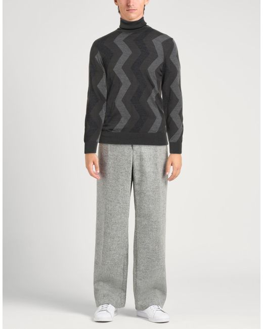 Alpha Studio Rollkragenpullover in Black für Herren