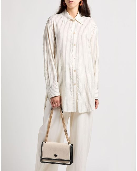 Tory Burch White Cross-Body Bag