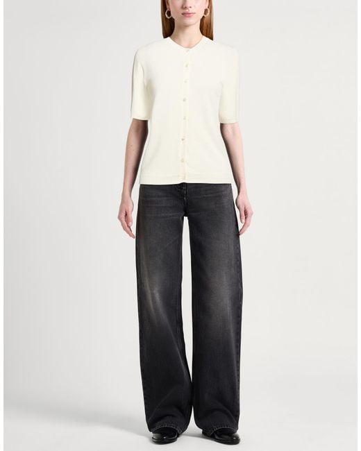 Kaos White Cardigan Viscose, Polyamide