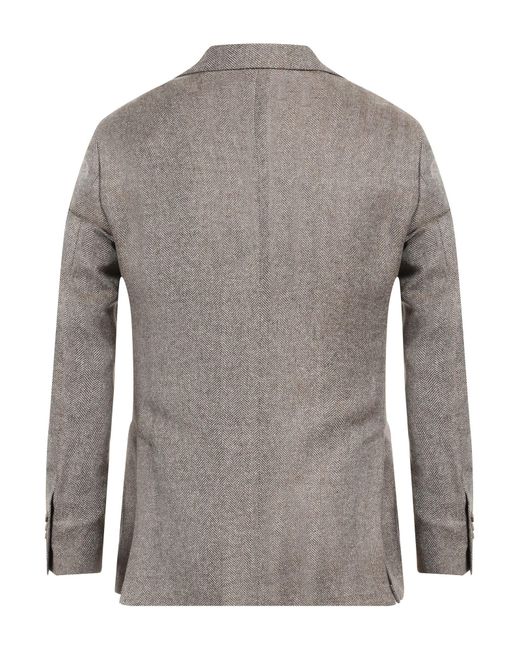 Lardini Gray Suit Jacket for men