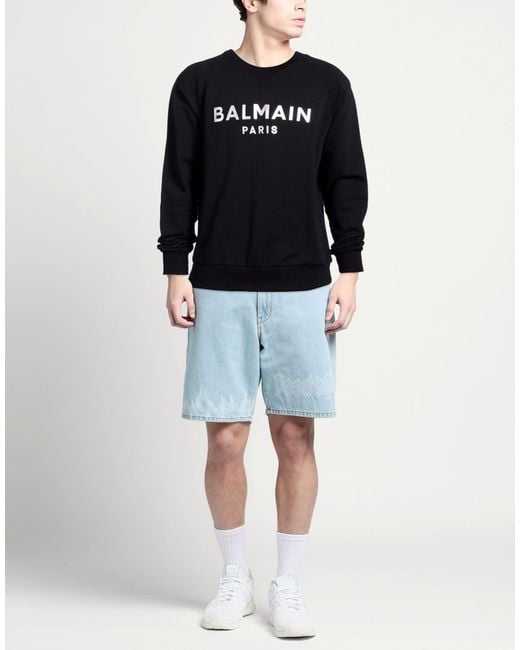 Balmain Black Sweatshirt for men