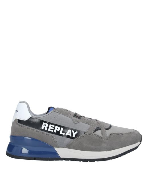 Replay Gray Trainers for men