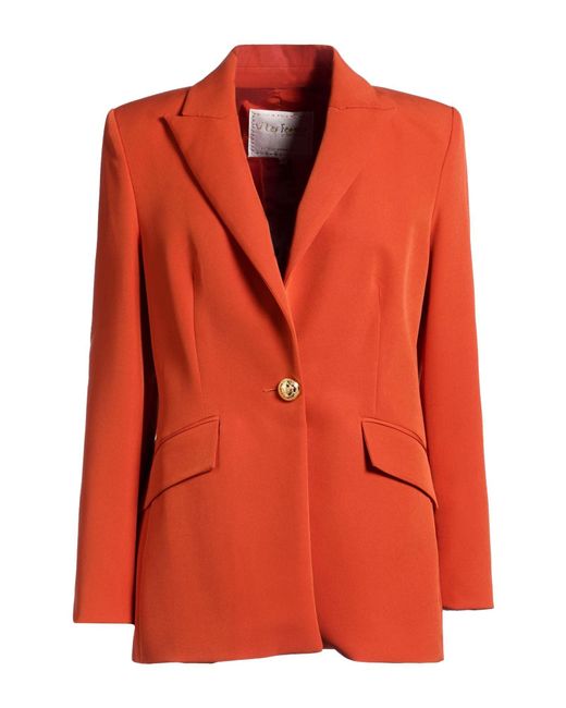 Babylon Orange Blazer Polyamide, Elastane