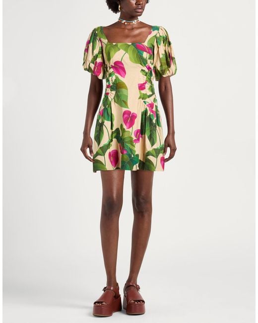 Farm Rio Green Mini Dresses